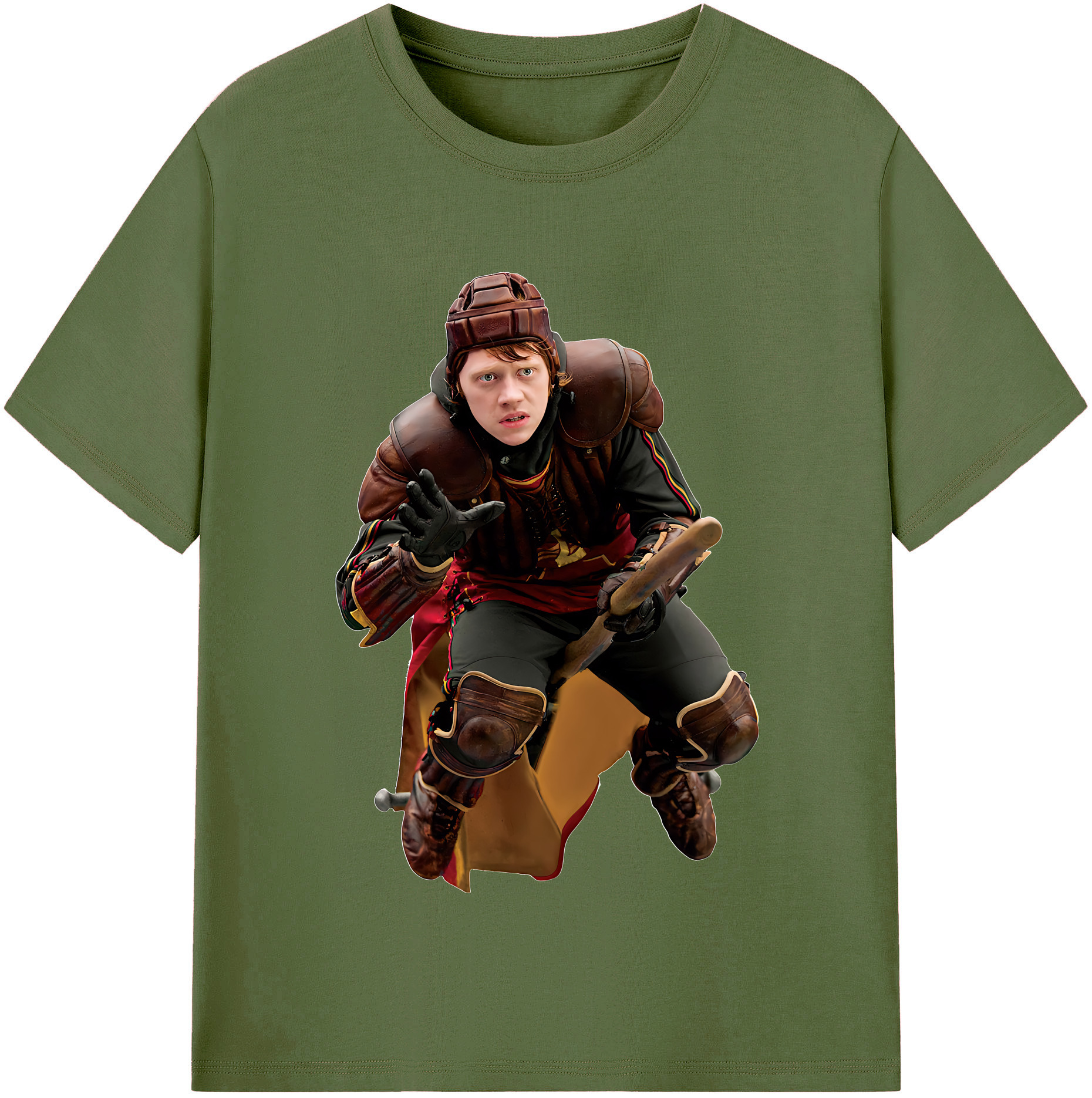 （画像用） Harry Potter ハリー・ポッターシリーズ 綿100％半袖Tシャツ（フロントプリント）